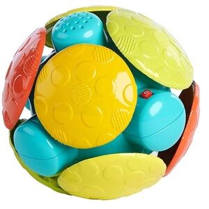 Bright Starts Wobble Bobble Crawl and Chase Ball New